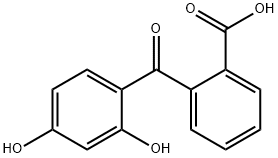 2-(2,4-DIHYDROXYBENZOYL)BENZOIC ACID Struktur