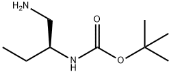 Carbamic acid, [(1S)-1-(aminomethyl)propyl]-, 1,1-dimethylethyl ester (9CI) Structure