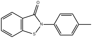 2 - (4 - Methylphenyl) - 1,2 - benzisothiazol - 3(2H)-one 化学構造式