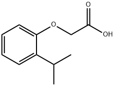 (2-异丙基-苯氧基)-乙酸,25141-58-6,结构式