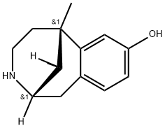 (2alpha,6alpha,11R*)-1,2,3,4,5,6-hexahydro-6,11-dimethyl-2,6-methano-3-benzazocin-8-ol  Structure