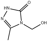 3H-1,2,4-Triazol-3-one, 2,4-dihydro-4-(hydroxymethyl)-5-methyl- (9CI) Struktur