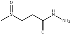 Propanoic  acid,  3-(methylsulfinyl)-,  hydrazide Structure