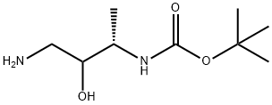 Carbamic acid, [(1S)-3-amino-2-hydroxy-1-methylpropyl]-, 1,1-dimethylethyl Struktur