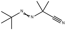 2-[(1,1-dimethylethyl)azo]-2-methylpropiononitrile Struktur