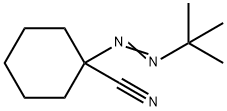 1-(tert-butylazo)cyclohexanecarbonitrile,25149-47-7,结构式