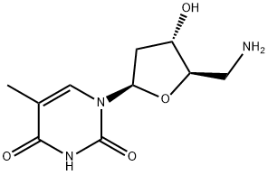5'-AMINO-5'-DEOXYTHYMIDINE,25152-20-9,结构式