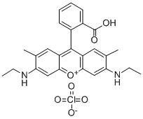 9-(2-Carboxylatophenyl)-3,6-bis(ethylamino)-2,7-dimethylxanthylium