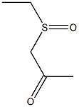 2-Propanone, 1-(ethylsulfinyl)-, (+)- (9CI) Struktur