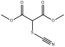 Propanedioic acid, 2-thiocyanato-, 1,3-diMethyl ester Structure