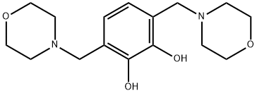 3,6-Bis(morpholinomethyl)catechol Structure