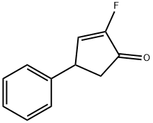 2-Cyclopenten-1-one,  2-fluoro-4-phenyl-,251633-65-5,结构式