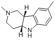(4aR,9bS)-2,3,4,4a,5,9b-hexahydro-2,8-dimethyl-1H-Pyrido[4,3-b]indole 结构式
