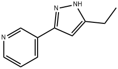 3-(5-ETHYL-1H-PYRAZOL-3-YL)PYRIDINE Struktur
