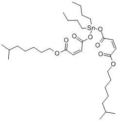 DIBUTYL TIN BIS(ISOOCTYLMALEATE) Structure