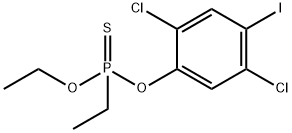 Ethylthiophosphonic acid O-(2,5-dichloro-4-iodophenyl)O-ethyl ester Struktur