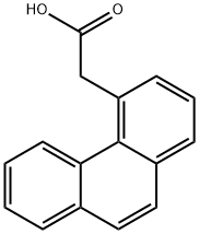 4-Phenanthreneacetic acid 结构式