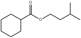 シクロヘキサンカルボン酸3-メチルブチル 化学構造式