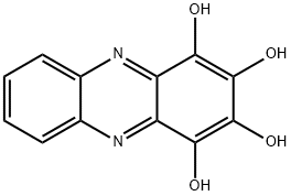 1,2,3,4-Phenazinetetrol Struktur