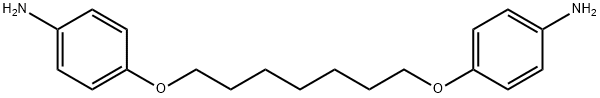 1,7-bis(p-aminophenoxy)heptane Struktur