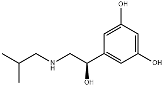 1,3-Benzenediol, 5-[(1R)-1-hydroxy-2-[(2-methylpropyl)amino]ethyl]- (9CI) Struktur