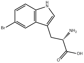 L-5-溴色氨酸 结构式