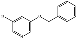PYRIDINE, 3-CHLORO-5-(PHENYLMETHOXY)- Struktur