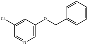 PYRIDINE, 3-CHLORO-5-(PHENYLMETHOXY)- Structure