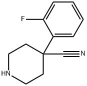 4-(2-fluorophenyl)piperidine-4-carbonitrile|4-(2-氟-苯基)-哌啶-4-甲腈