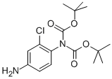 N,N-DIBOC-2-CHLORO-4-AMINOANILINE Structure