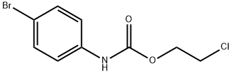 2-chloroethyl N-(4-bromophenyl)carbamate 结构式