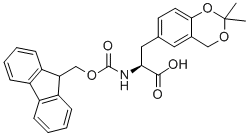(S)-2-(FMOC--氨基)-3-(2,2-二甲基-4H-苯并[1,3]二氧杂环己烯-6-基)丙酸, 252049-13-1, 结构式