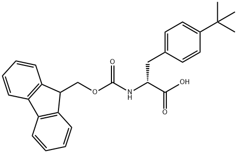 FMOC-D-4-TERT-BUTYL-PHE Structure