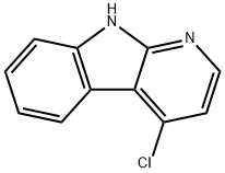 4-氯-9H-吡啶并[2,3-B]吲哚, 25208-32-6, 结构式