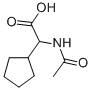 2-乙酰氨基-2-环戊基乙酸, 2521-83-7, 结构式