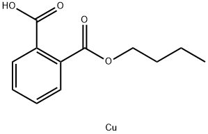 邻苯二甲酸(一正丁基)酯合铜(II), 25215-53-6, 结构式