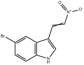 5-BROMO-3-(2-NITROVINYL)INDOLE Structure