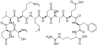 AMYLOID BETA/A4 PROTEIN PRECURSOR770 (667-676) 化学構造式