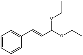 (E)-1-フェニル-3,3-ジエトキシプロペン 化学構造式