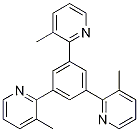 2,2',2''-(1,3,5-benzenetriyl)tris[3-methylpyridine] 化学構造式