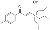[3-(4-METHYLPHENYL)-3-OXOPROP-1-ENYL](TRIPROPYL)AMMONIUM CHLORIDE Struktur