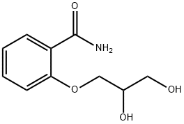 2-(2,3-Dihydroxypropoxy)benzamide 结构式