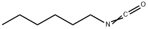 Hexyl isocyanate Struktur