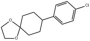 8-(4-氯苯基)-1,4-二氧杂螺[4.5]癸烷,25253-51-4,结构式