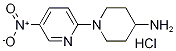 5'-Nitro-3,4,5,6-tetrahydro-2H-[1,2']bipyridinyl-4-ylaMine hydrochloride, 98+% C10H15ClN4O2, MW: 258.71 Struktur