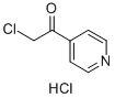 1-(4-吡啶基)-2-氯乙酮盐酸盐 结构式
