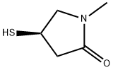 2-Pyrrolidinone,4-mercapto-1-methyl-,(4R)-(9CI) Structure