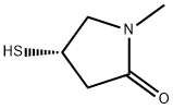 2-Pyrrolidinone,4-mercapto-1-methyl-,(4S)-(9CI) Struktur