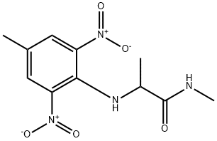 2-(4-甲基-2,6-二硝基苯胺基), 25272-41-7, 结构式