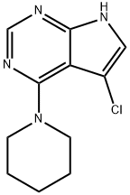 5-Chloro-4-piperidin-1-yl-7H-pyrrolo[2,3-d]pyrimidine Structure